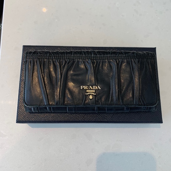 Prada Handbags - Black Prada Leather Wallet